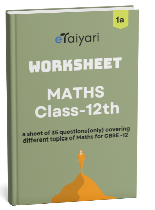 Worksheet-12th Maths